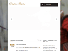 Tablet Screenshot of gastonrivero.com